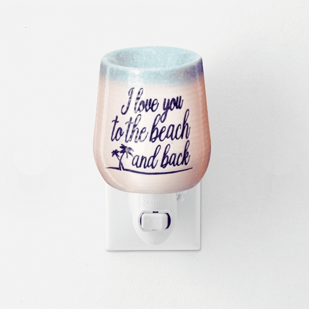 Scentsy I Love You To The Beach And Back Mini Wax Melt Warmer BNIB